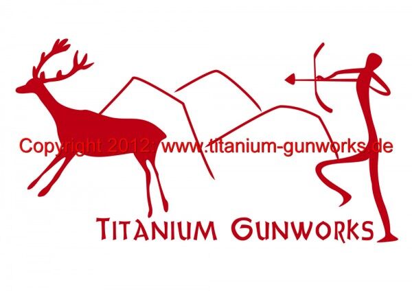 Titanium Gunworks Aufkleber "Steinzeitjäger"
