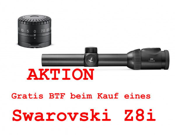 Swarovski Z8i 1-8x24 inclusive gratis Ballistik-Turm BTF